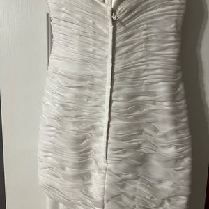 White prom/pageant dress